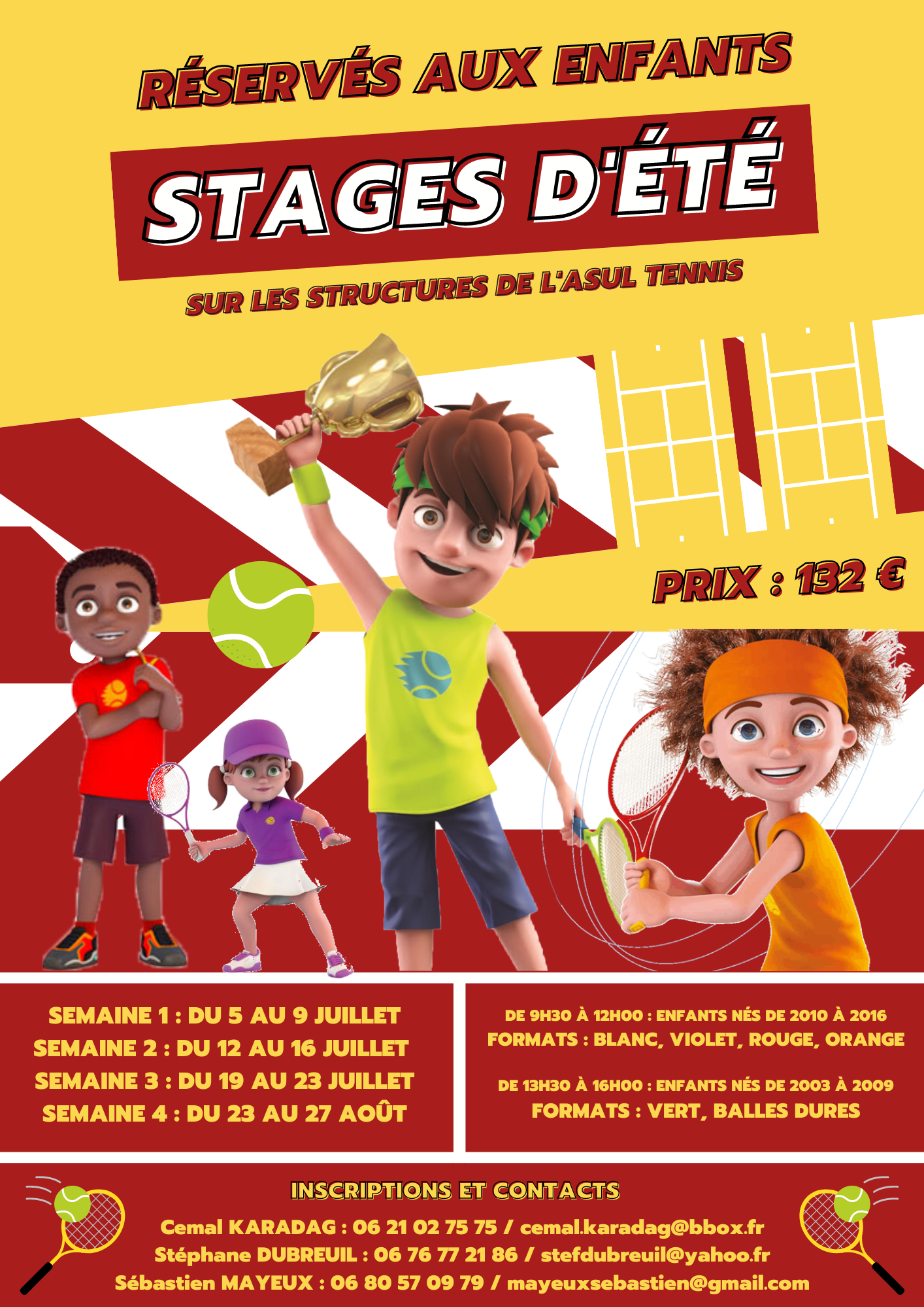 Stages d'été 2021 Stages d'été 2021