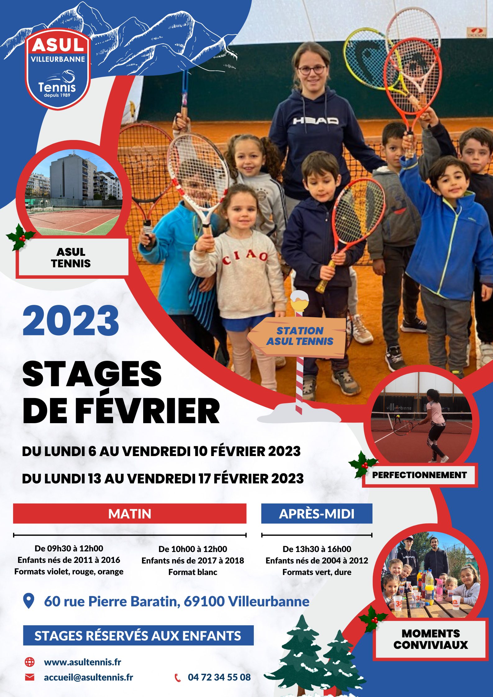 STAGES DE FÉVRIER 2023 STAGES DE FÉVRIER 2023