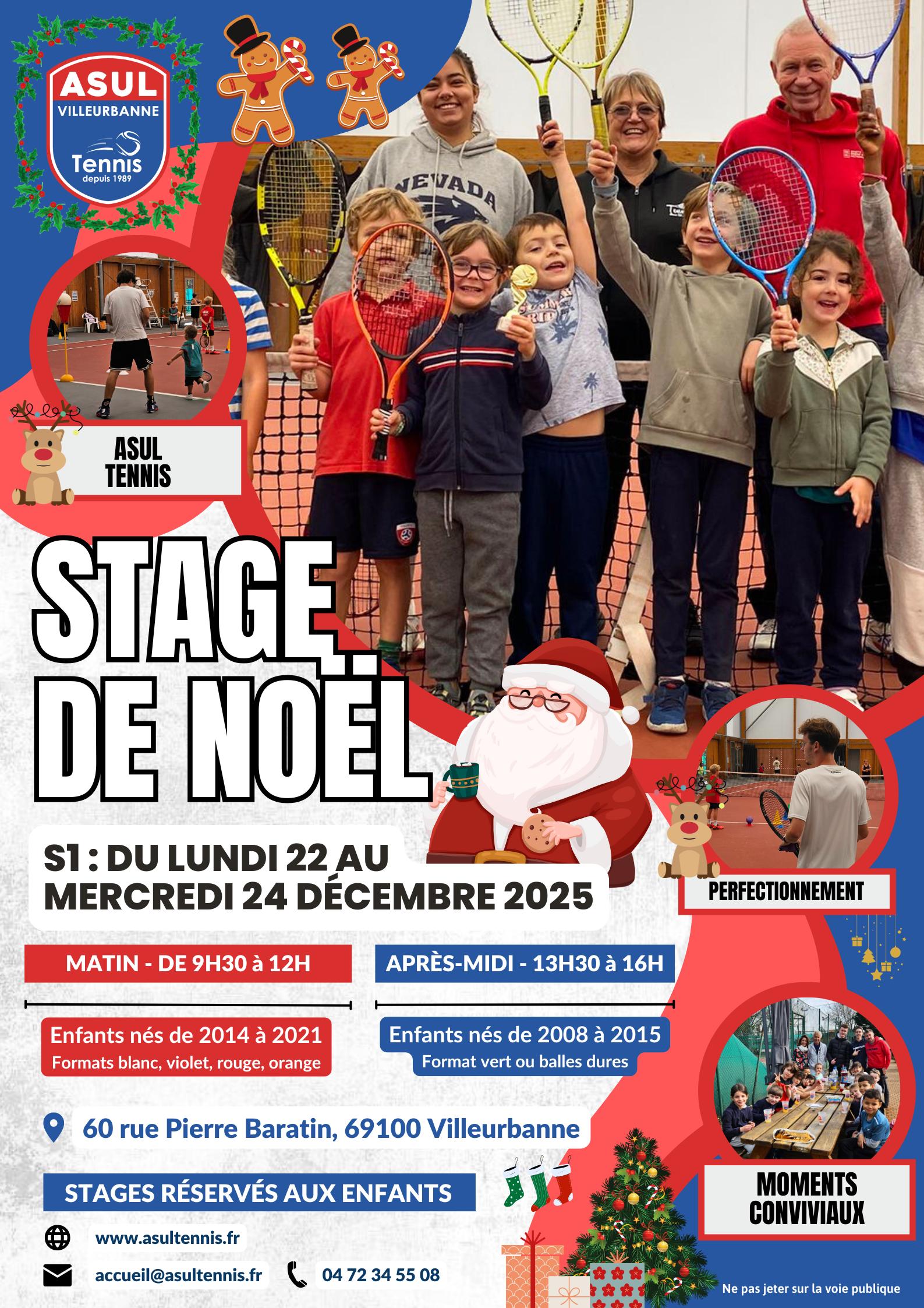 AFFICHE STAGE DE NOËL 2025